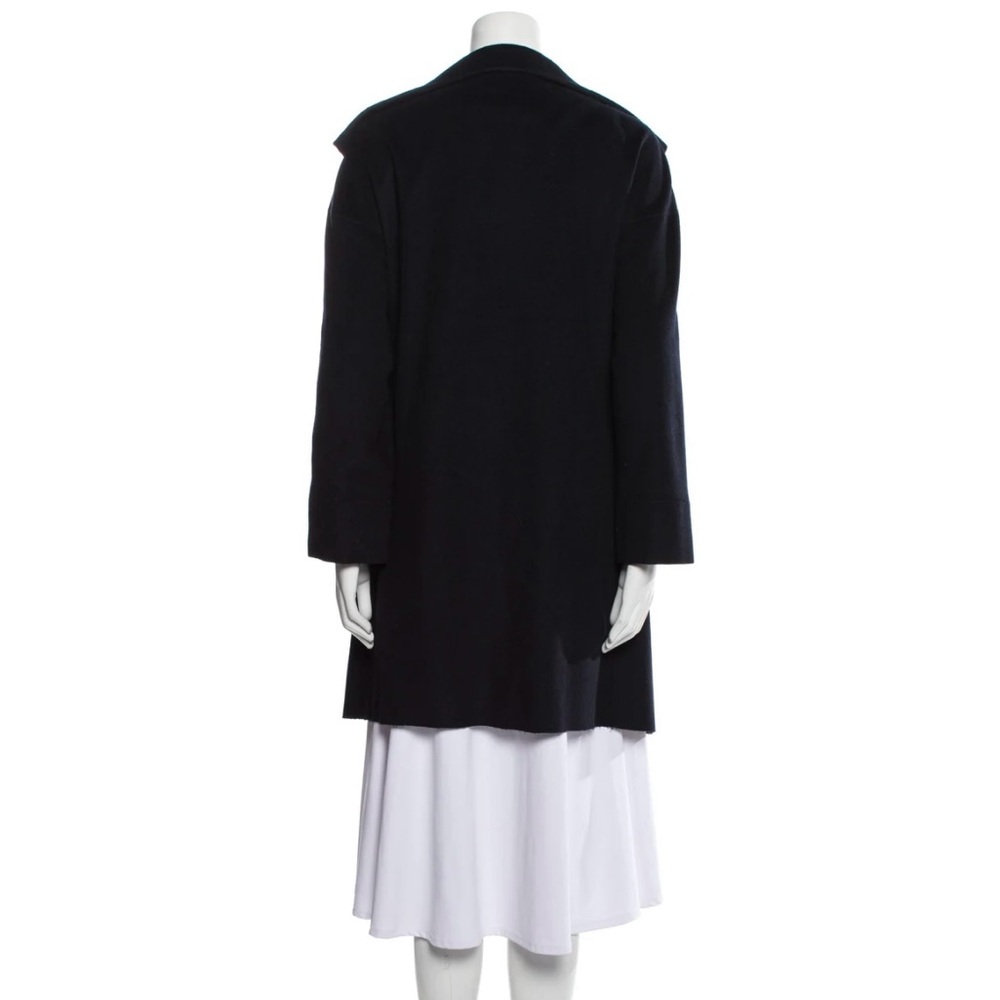 Lan Jaenicke Women's 100% Cashmere Coat Dark Navy - Picture 3 of 4